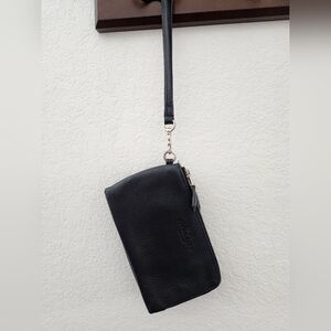 COACH Two-Zipper Pocket Wristlet